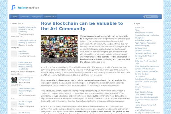 WordPress website example screenshot