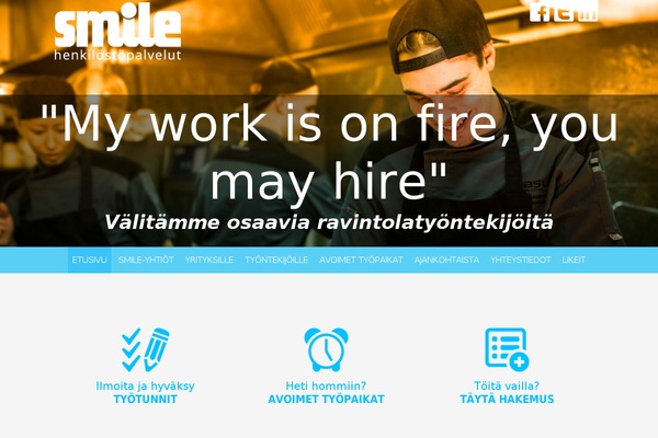 smilepalvelut.fi site used Smile