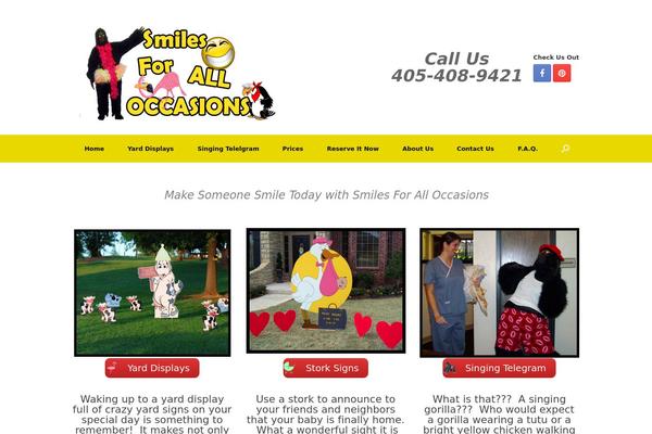 WordPress website example screenshot