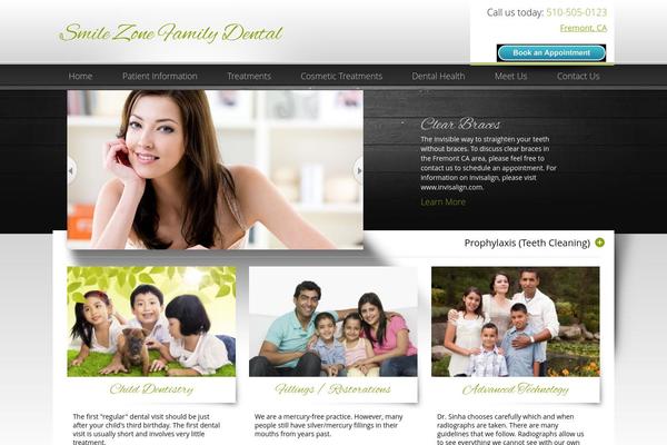 smilezonefamilydental.com site used 2043-template-r