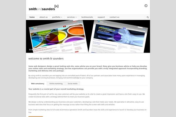 Modernize theme site design template sample