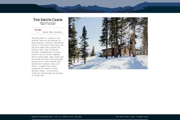smithcabinaspen.com site used Bluecabin