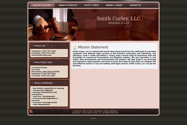 smithcurley.com site used Law_wordpress_theme_2