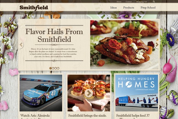 smithfield theme websites examples