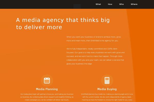 WordPress website example screenshot