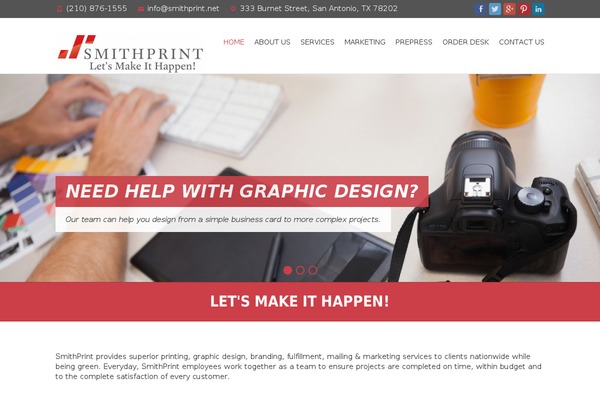 smithprint.net site used Bridge