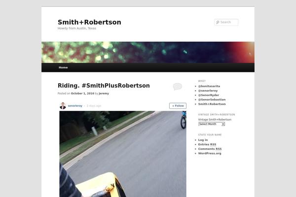 smithrobertsonville.com site used Twentyeleven-modified