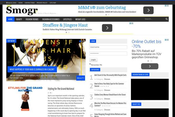 StarMag theme site design template sample