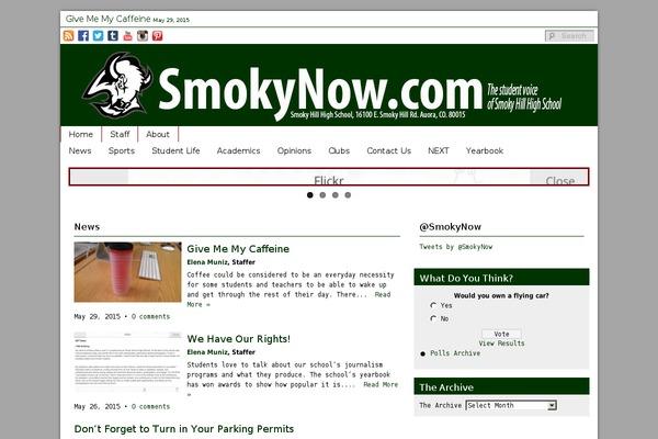 Sno Flex theme site design template sample