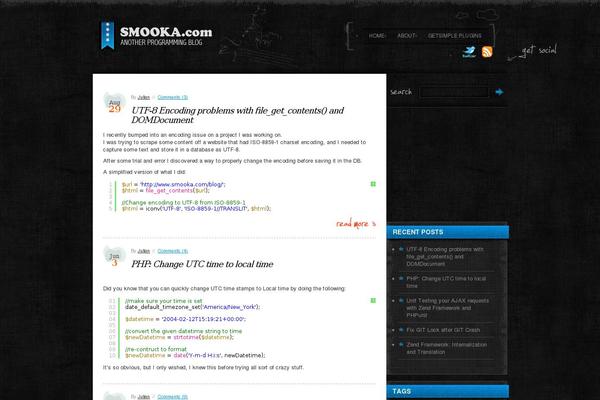 smooka.com site used Designpile_wp