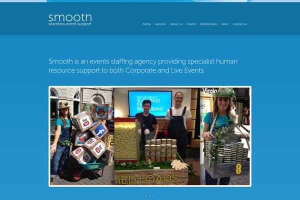 Smooth theme site design template sample