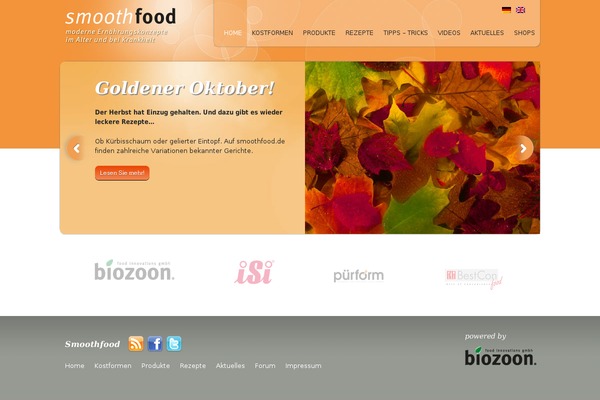 smoothfood.de site used Smoothfood
