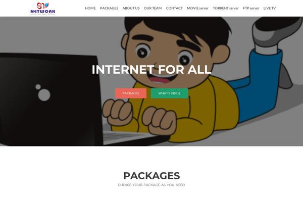 WordPress website example screenshot