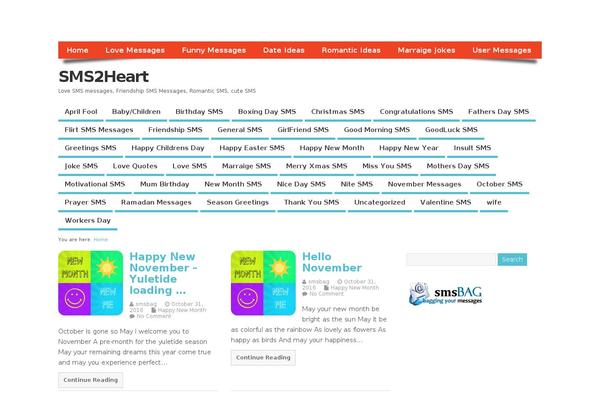 MesoColumn theme site design template sample