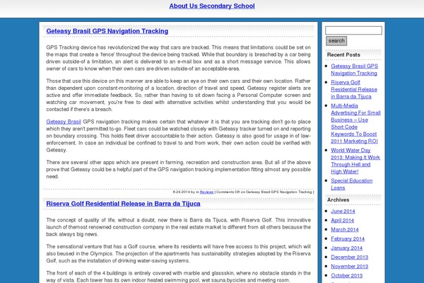 Clear SEO Blue (eng) theme site design template sample