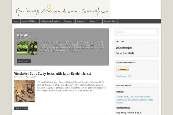 Magazine Basic theme site design template sample