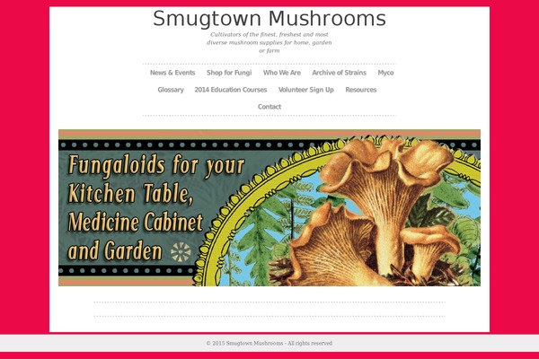 smugtownmushrooms.org site used Photolistic
