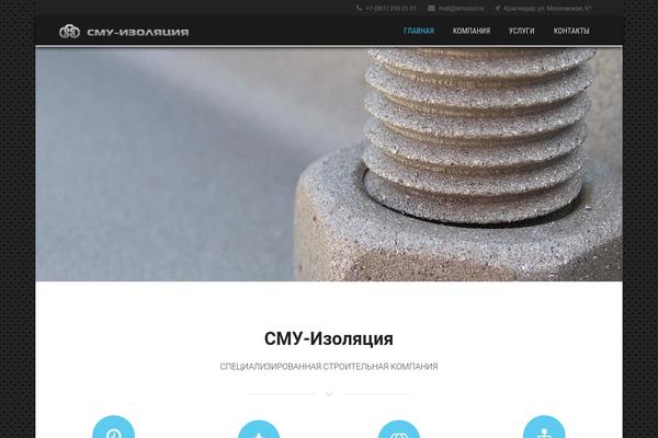 Impreza theme site design template sample