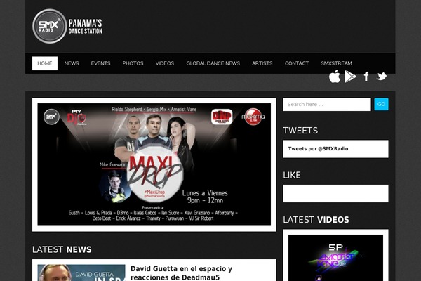 Soundwave theme site design template sample