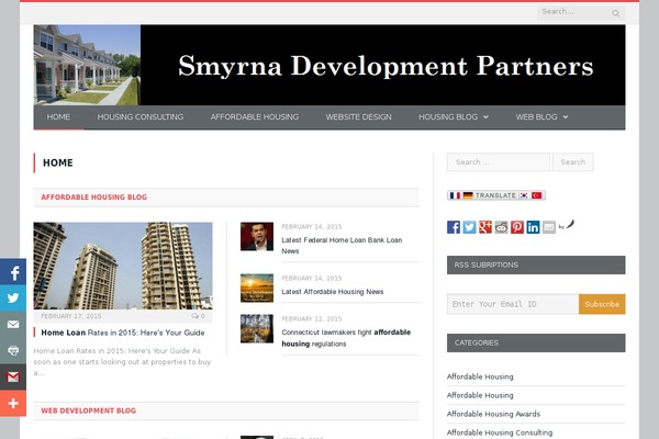 SmartMag theme site design template sample