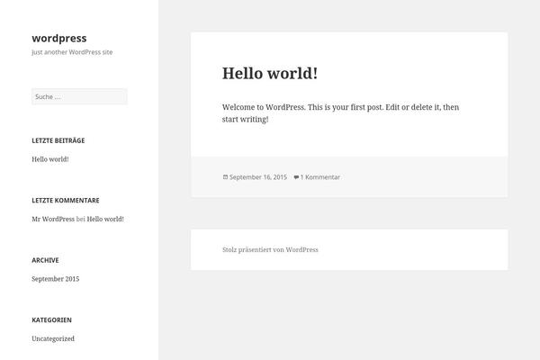 snack-attack.de site used Twenty Fifteen