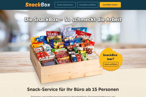 snackbox.de site used Snackbox