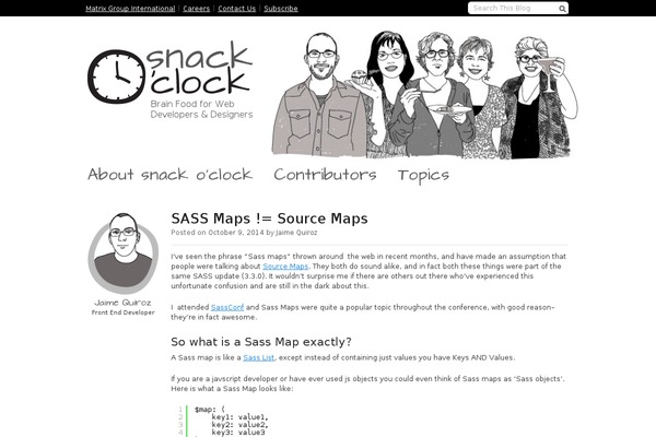 snackoclock.net site used Matrixgroup