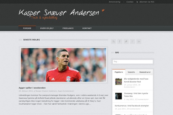 snaever.dk site used Crucio