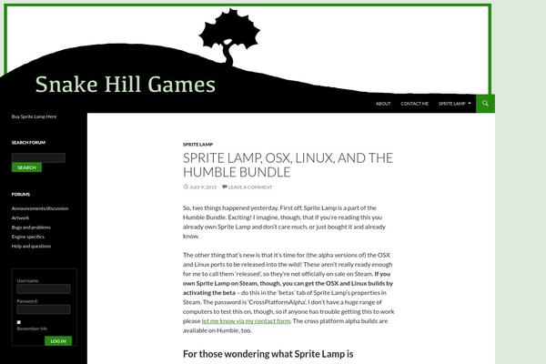 WordPress website example screenshot