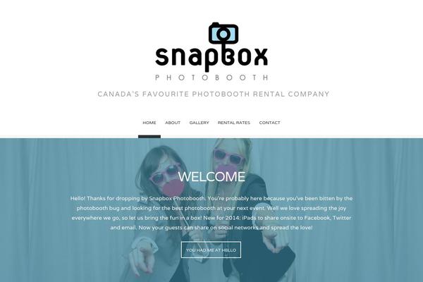 snapbox.ca site used Dimple