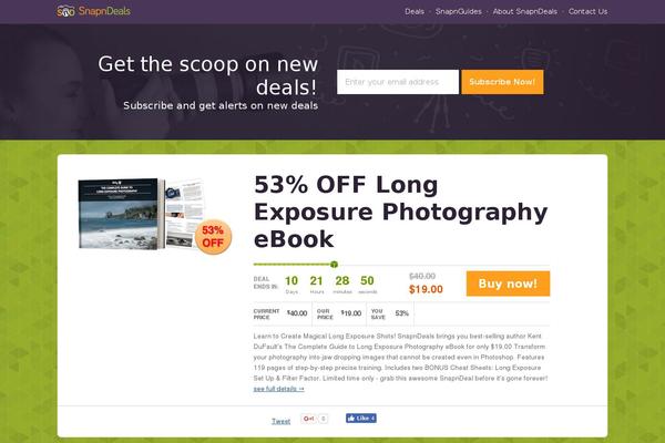 snapndeals.com site used Dailydeal-redesign