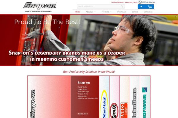 snapon theme websites examples