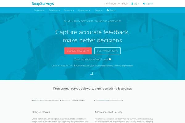 snapsurvey.net site used Required Starter