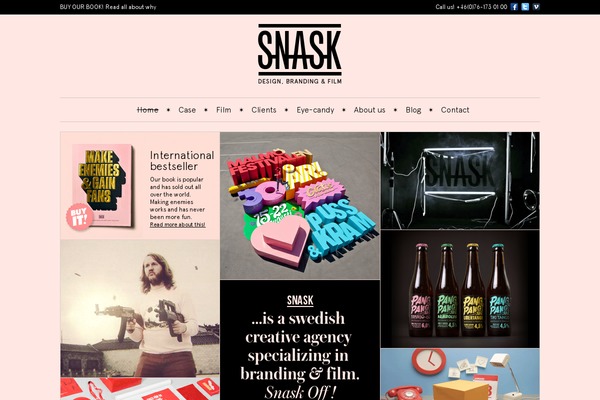 snask.com site used Snask