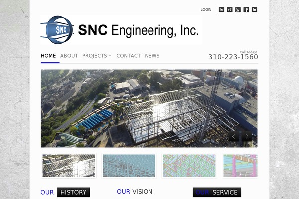 snceng.com site used BuilderPress