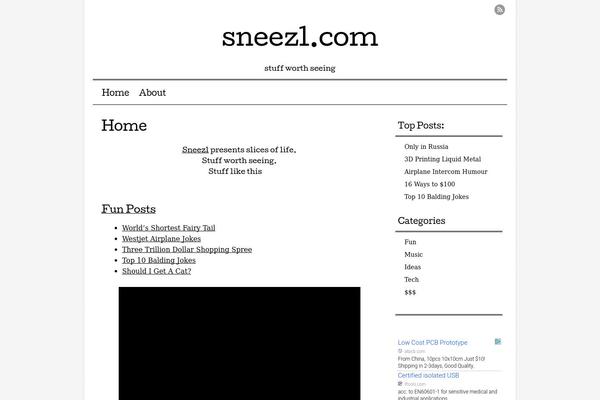 sneezl.com site used Mon Cahier
