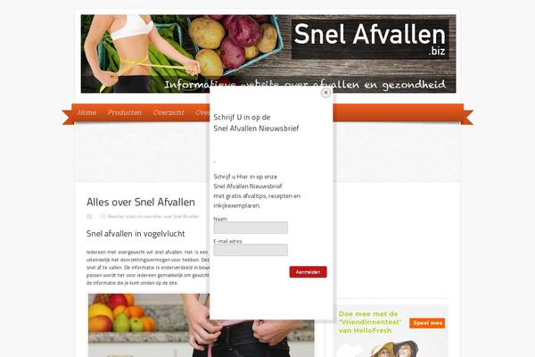 Delicacy theme site design template sample