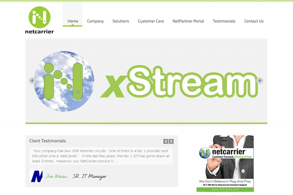 snip.net site used Netcarrier