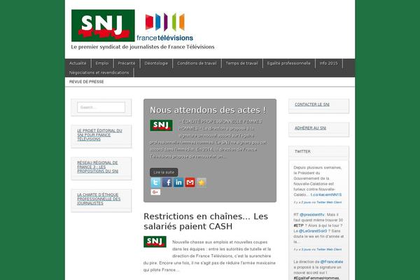 snj-francetv.fr site used Color Newsmagazine