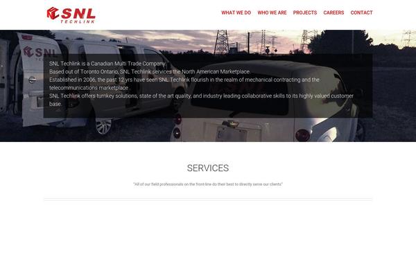 WordPress website example screenshot
