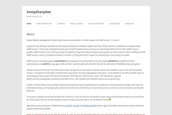 Site using Dropdown Menu Widget plugin