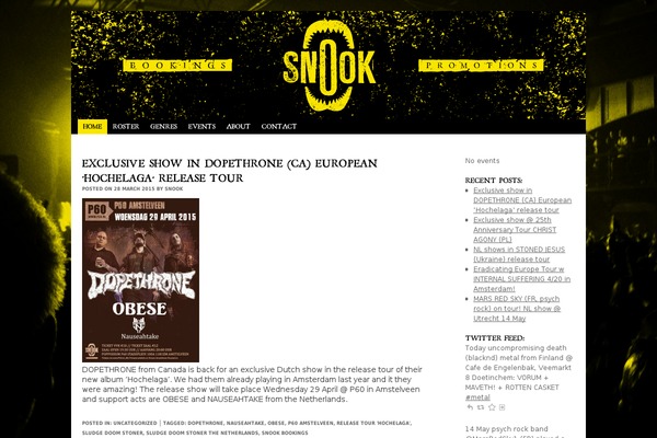 Site using Dropdown Menu Widget plugin