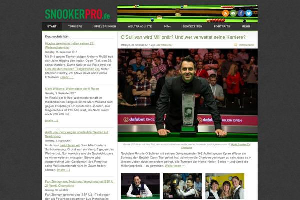 snookerpro.de site used Snookerpro