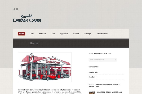 snooksdreamcars.com site used Appix