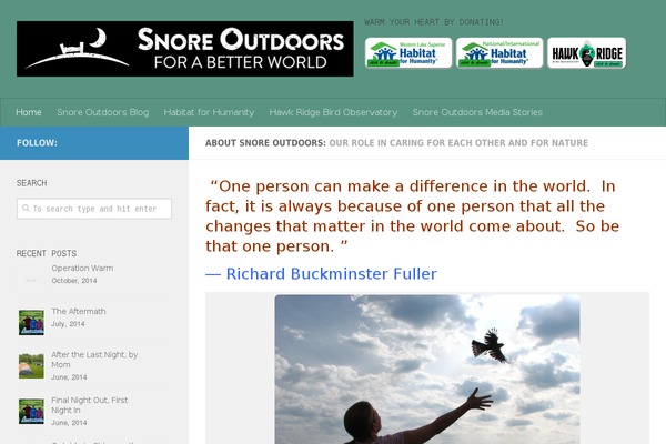 Hueman theme site design template sample