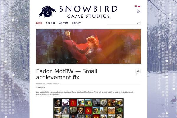 snowbirdstudios.org site used BigFeature