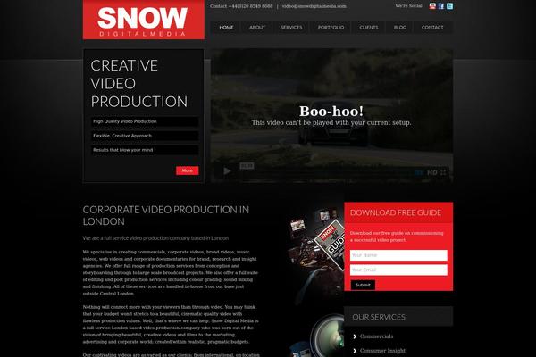 snowdigitalmedia.com site used Sdm