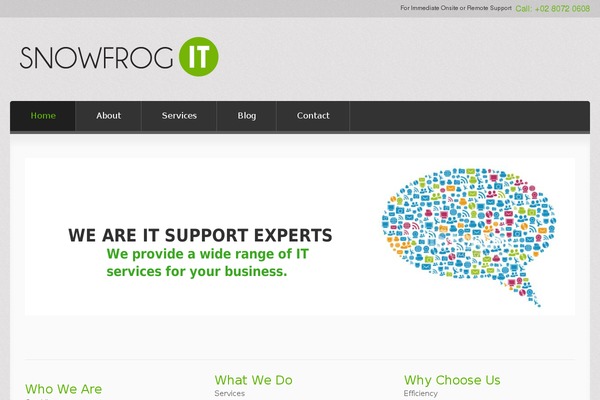 Smart It theme site design template sample