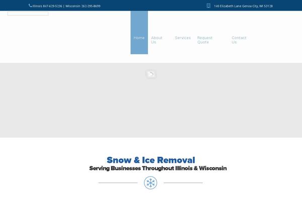 snowicemanagementservices.com site used Landcarelawn