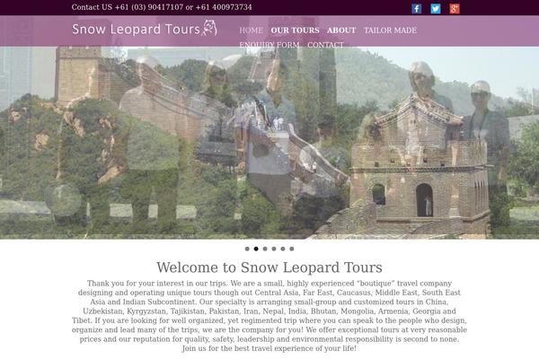 snowleopardtours.com site used Snowleopardtours